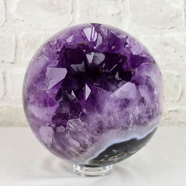 アメジスト　笑口　丸玉　紫水晶　アメシスト　amethyst geode　インテリア　置物　天然石　パワーストーン