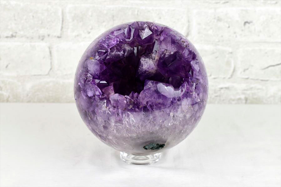 アメジスト　笑口　丸玉　紫水晶　アメシスト　amethyst geode　インテリア　置物　天然石　パワーストーン