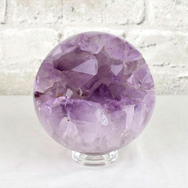 アメジスト　笑口　丸玉　紫水晶　アメシスト　amethyst geode　インテリア　置物　天然石　パワーストーン