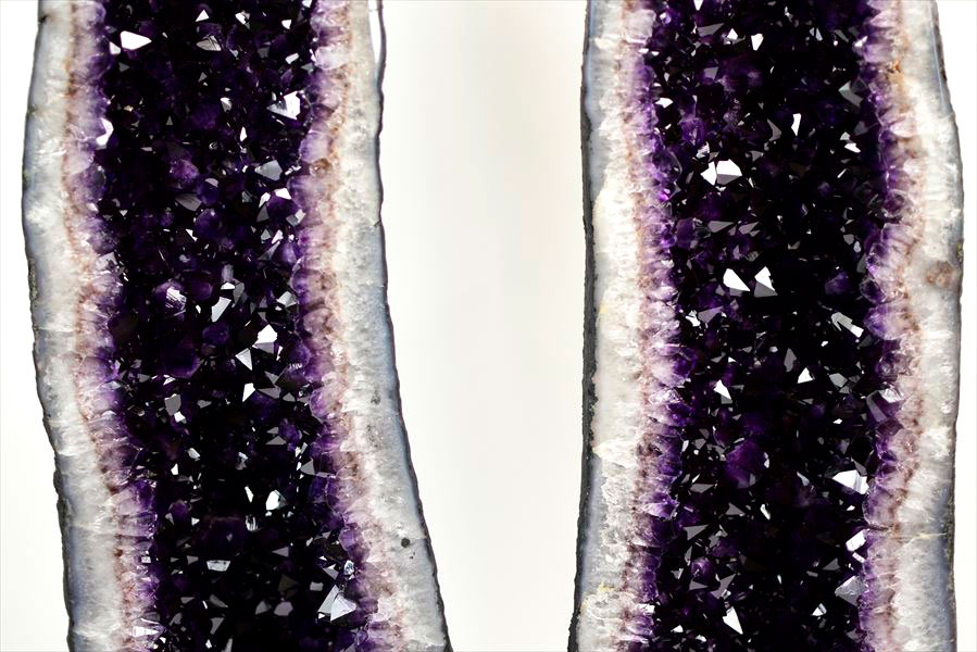 アメジストドーム　カペーラ　アメジストジオード　ペア　ツイン　晶洞　紫水晶　アメシスト　amethyst geode　インテリア　置物　天然石　パワーストーン
