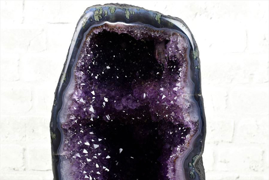 濃紫 アメジストドーム（アメジストジオード） 紫水晶原石｜アップストーンオンビル