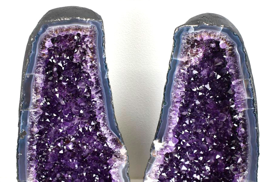 アメジストドーム　ペアドーム　カペーラ　晶洞　紫水晶　アメシスト　amethyst geode　インテリア　置物　天然石　パワーストーン