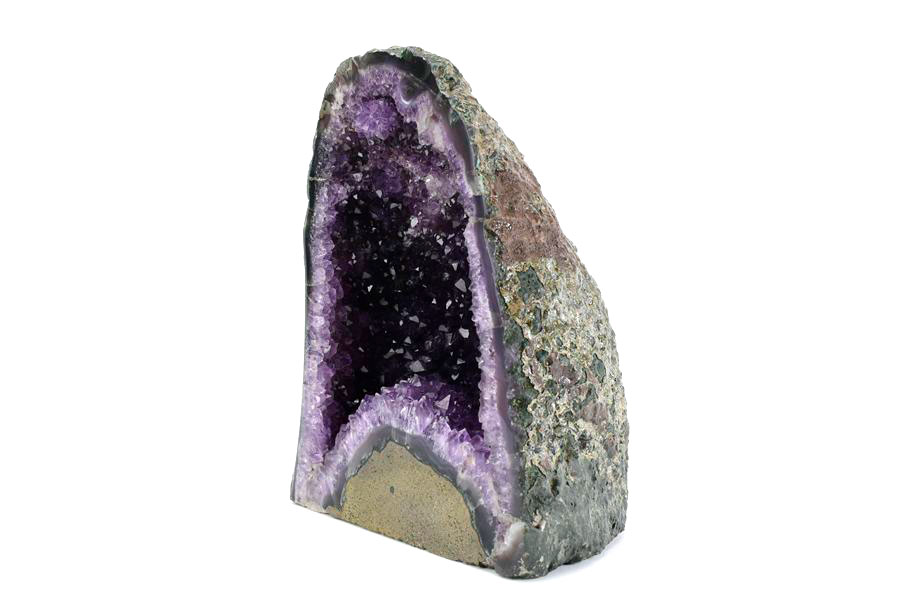 アメジストドーム 背面セメント加工無し｜原産地より直輸入｜紫水晶