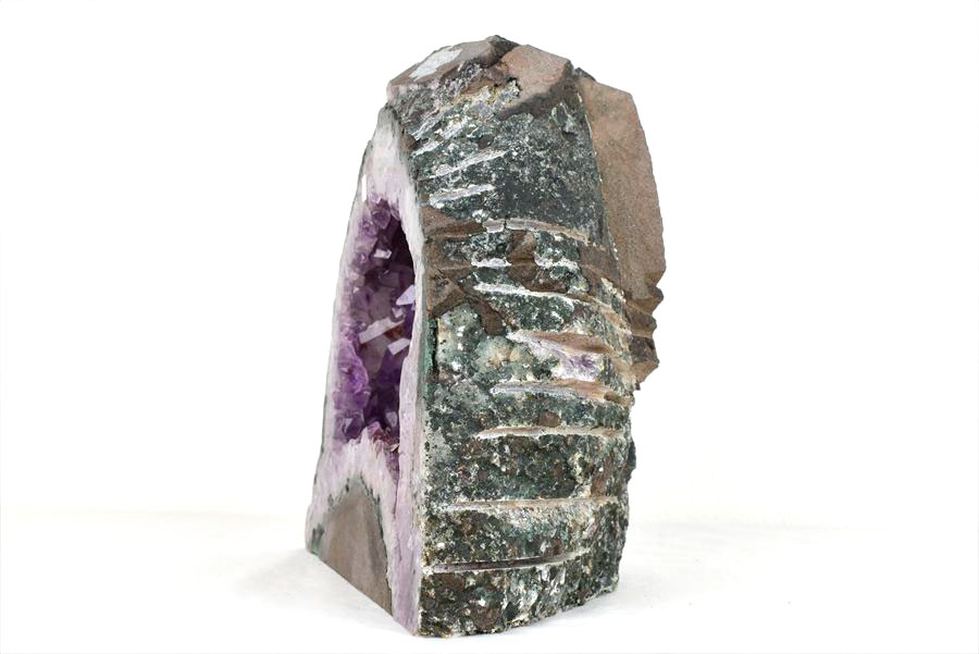 アメジストドーム 背面セメント加工無し｜原産地より直輸入｜紫水晶