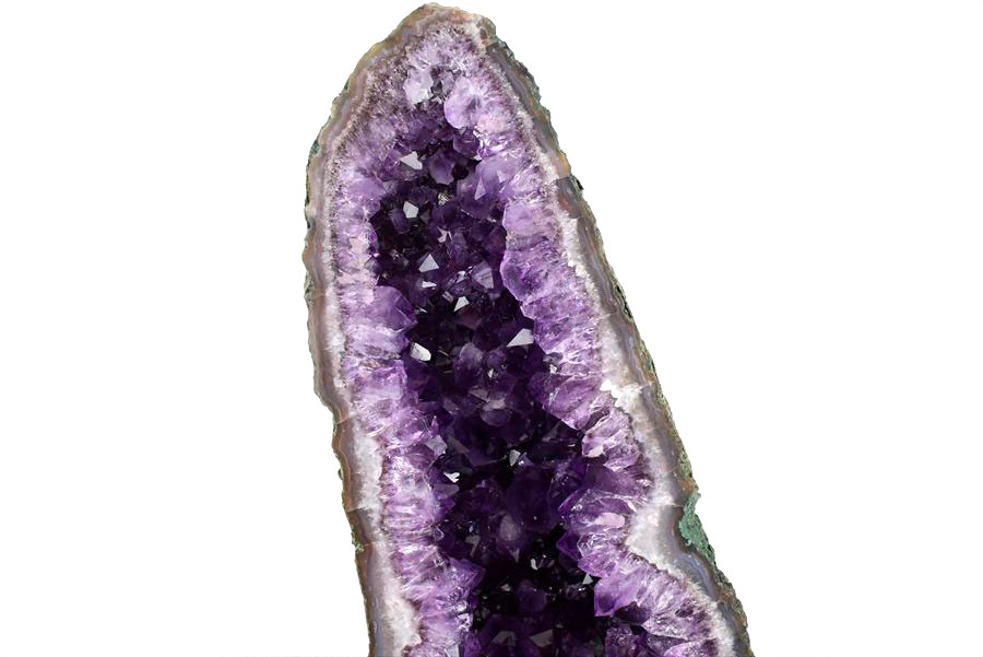 アメジストドーム 背面セメント加工無し｜原産地より直輸入｜紫水晶