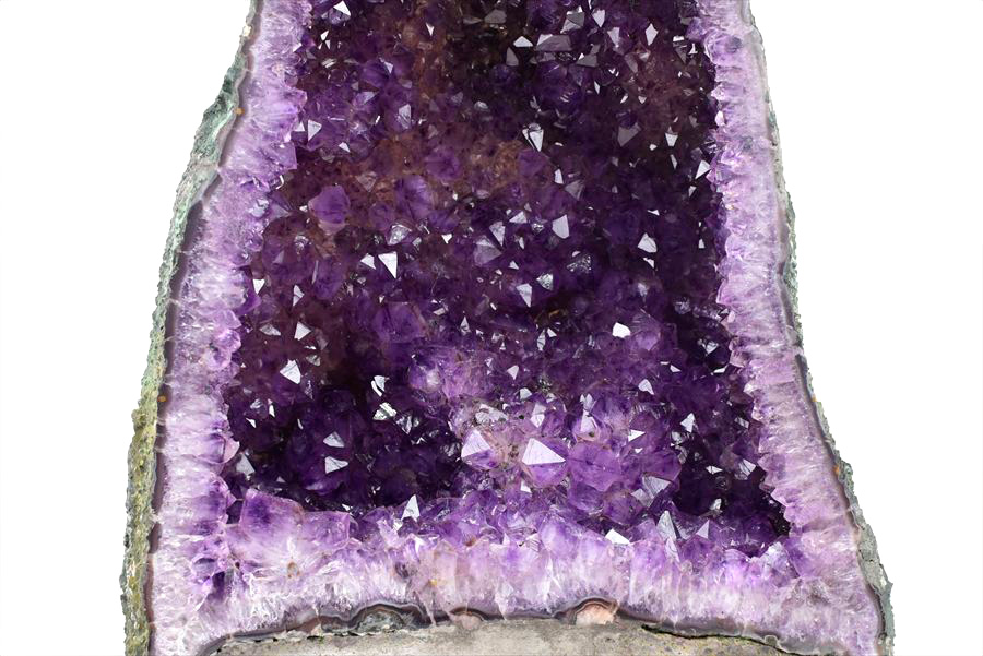 高品質☆美結晶☆紫アメジスト ムーン スタンド付き 4A アメジスト(紫水晶)クラスター スタンドタイプ 重さ400g-440g 1個