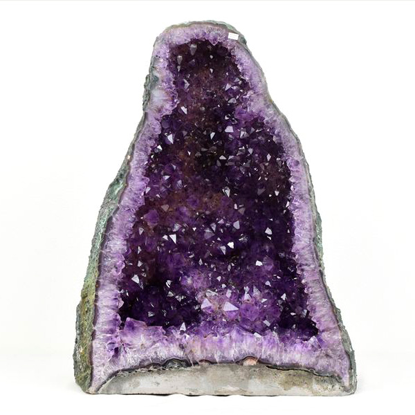 アメジストドーム 背面セメント加工無し｜原産地より直輸入｜紫水晶