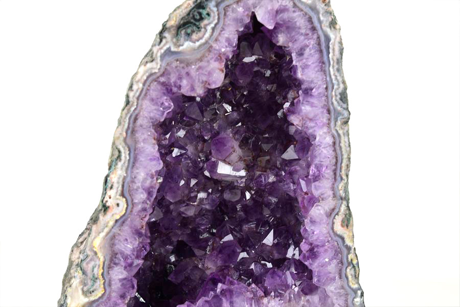 SALE ✨高さ72cm アメジストドーム カコクセナイト内包 ジオード 紫水晶 アメジストドーム 背面セメント加工無し｜原産地より直輸入｜紫水晶