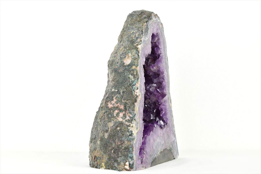 アメジストドーム 背面セメント加工無し｜原産地より直輸入｜紫水晶