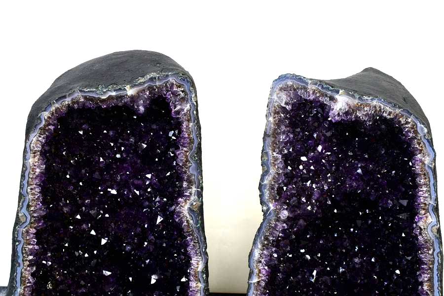 アメジストドーム　ペアドーム　カペーラ　晶洞　紫水晶　アメシスト　amethyst geode　インテリア　置物　天然石　パワーストーン