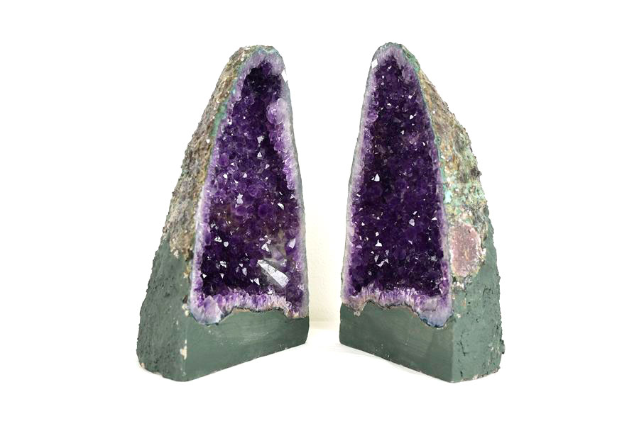 アメジストドーム　ペアドーム　カペーラ　晶洞　紫水晶　amethyst geode　インテリア　置物　天然石　パワーストーン