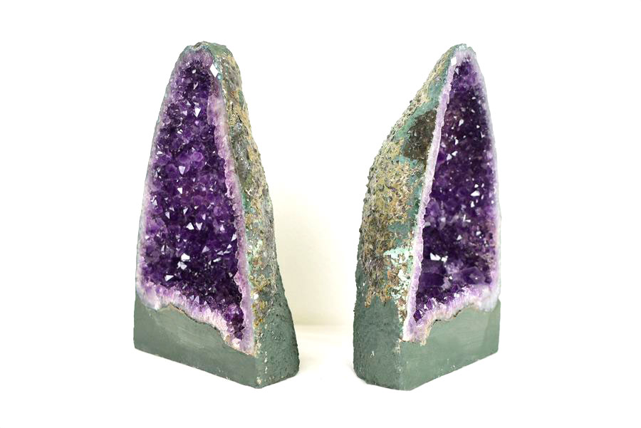 アメジストドーム　ペアドーム　カペーラ　晶洞　紫水晶　amethyst geode　インテリア　置物　天然石　パワーストーン