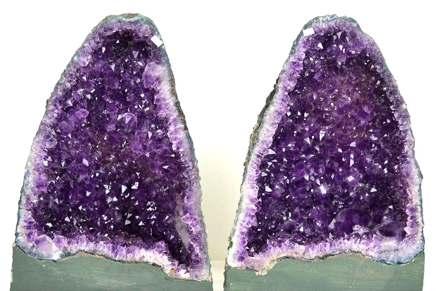 アメジストドーム　ペアドーム　カペーラ　晶洞　紫水晶　amethyst geode　インテリア　置物　天然石　パワーストーン