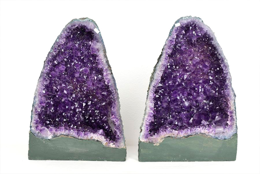 アメジストドーム　ペアドーム　カペーラ　晶洞　紫水晶　amethyst geode　インテリア　置物　天然石　パワーストーン