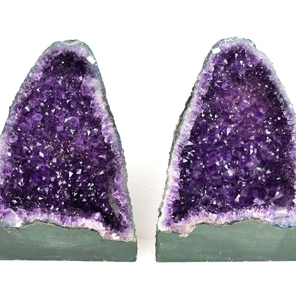 アメジストドーム　ペアドーム　カペーラ　晶洞　紫水晶　amethyst geode　インテリア　置物　天然石　パワーストーン