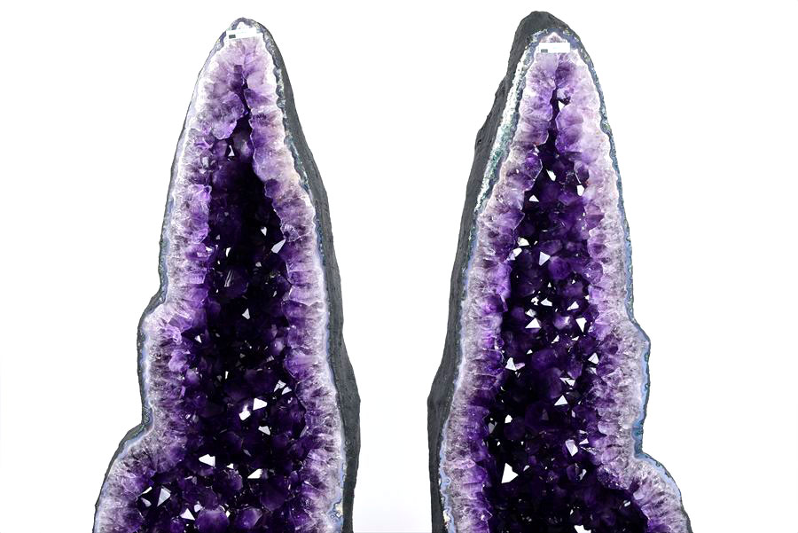 アメジストドーム　ペアドーム　カペーラ　晶洞　紫水晶　アメシスト　amethyst geode　インテリア　置物　天然石　パワーストーン