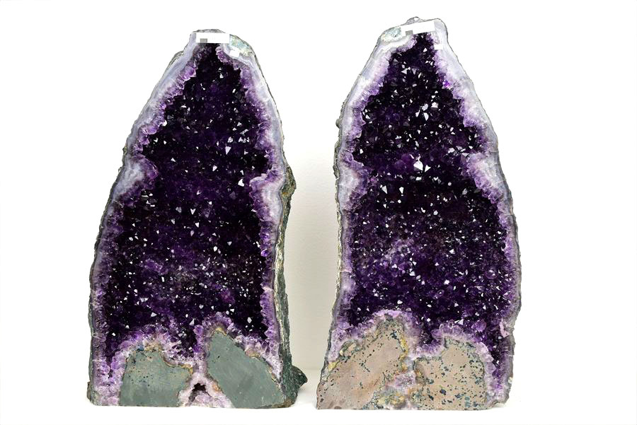 アメジストドーム　ペアドーム　紫水晶　背面　amethyst geode　インテリア　置物　天然石　パワーストーン