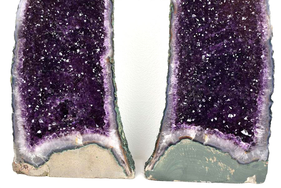 アメジストドーム　ペアドーム　紫水晶　背面　amethyst geode　インテリア　置物　天然石　パワーストーン