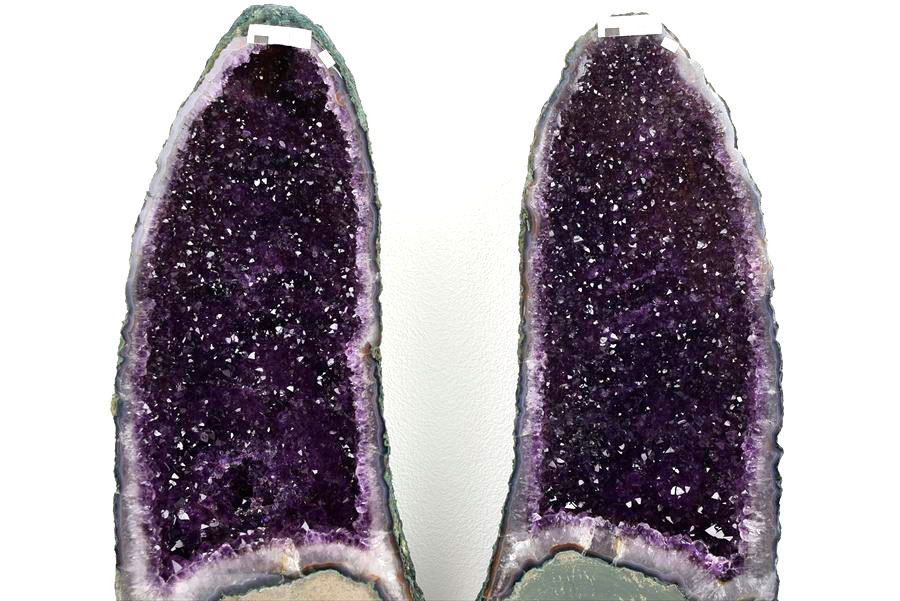 アメジストドーム　ペアドーム　紫水晶　背面　amethyst geode　インテリア　置物　天然石　パワーストーン