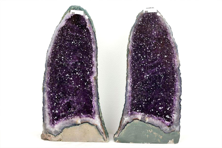 アメジストドーム　ペアドーム　紫水晶　背面　amethyst geode　インテリア　置物　天然石　パワーストーン