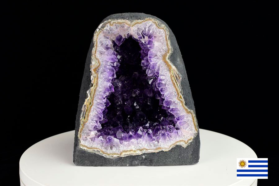 ウルグアイ産　アメジストドーム　カペーラ　晶洞　紫水晶　アメシスト　amethyst geode　インテリア　置物　天然石　パワーストーン