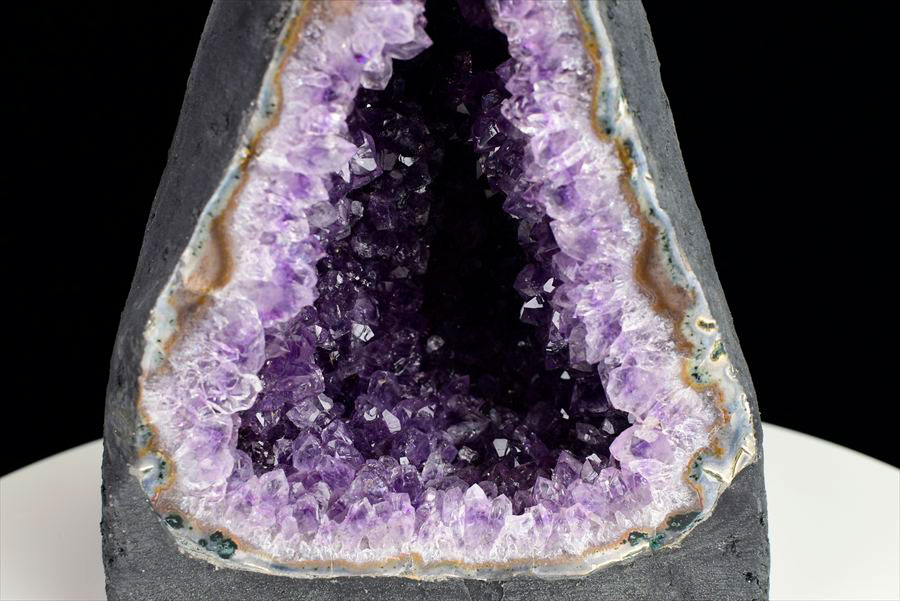 ウルグアイ産　アメジストドーム　カペーラ　晶洞　紫水晶　アメシスト　amethyst geode　インテリア　置物　天然石　パワーストーン