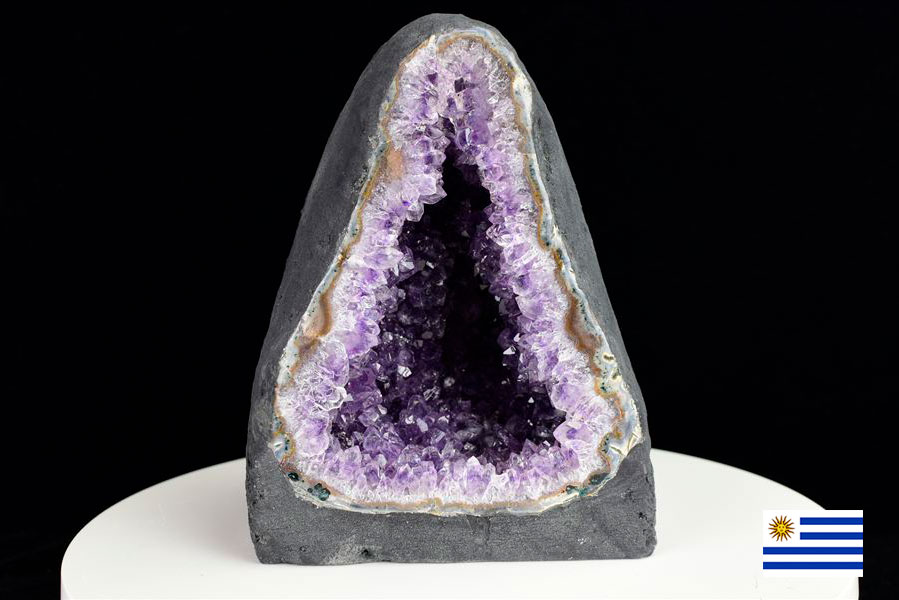 ウルグアイ産　アメジストドーム　カペーラ　晶洞　紫水晶　アメシスト　amethyst geode　インテリア　置物　天然石　パワーストーン