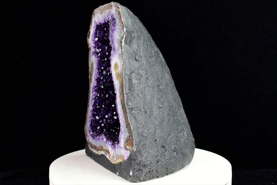 ウルグアイ産　アメジストドーム　カペーラ　晶洞　紫水晶　アメシスト　amethyst geode　インテリア　置物　天然石　パワーストーン