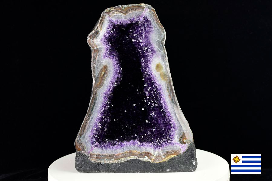 ウルグアイ産　アメジストドーム　カペーラ　晶洞　紫水晶　アメシスト　amethyst geode　インテリア　置物　天然石　パワーストーン