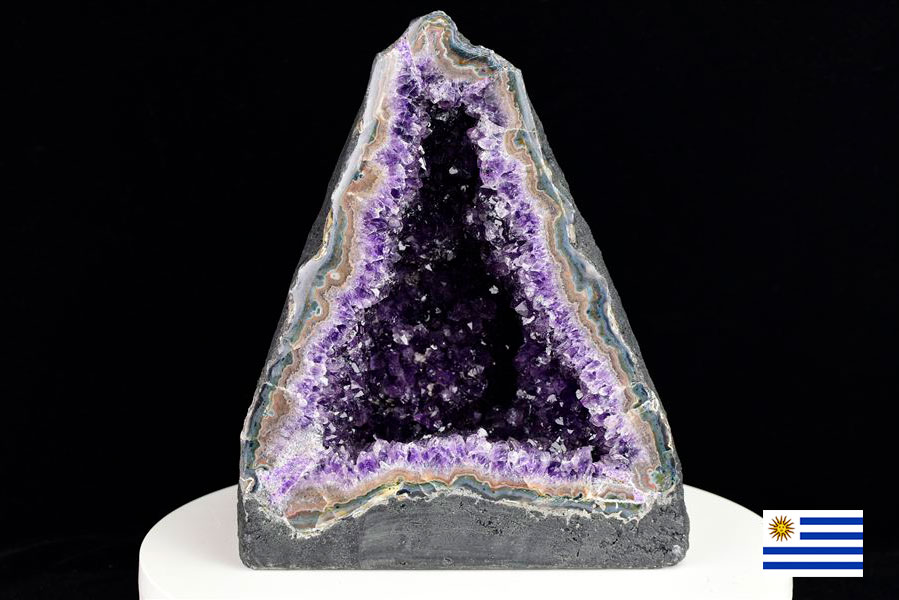 ウルグアイ産　アメジストドーム　カペーラ　晶洞　紫水晶　アメシスト　amethyst geode　インテリア　置物　天然石　パワーストーン