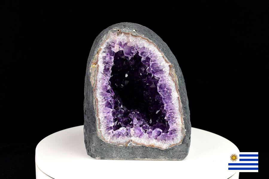 ウルグアイ産　アメジストドーム　カペーラ　晶洞　紫水晶　アメシスト　amethyst geode　インテリア　置物　天然石　パワーストーン