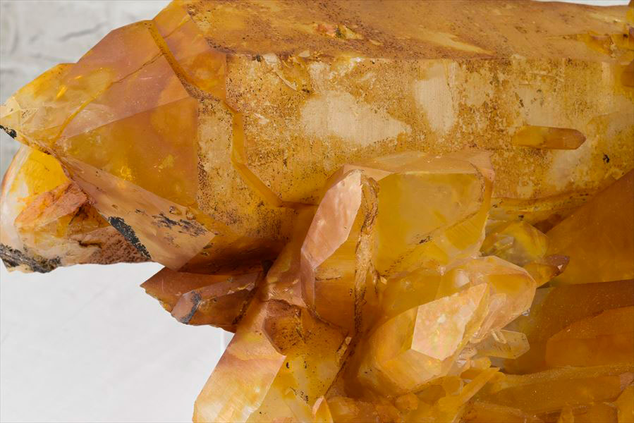 アーカンソー産水晶　ゴールデンヒーラー　水晶クラスター　ゴールドクォーツ　Arkansas　原石　結晶　クラスター　浄化　置物　天然石　パワーストーン