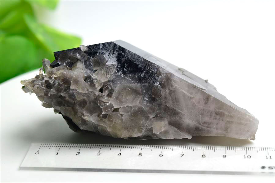 アーカンソー産水晶　アーカンソー産黒水晶　スモーキークォーツ　結晶　原石　浄化　置物　天然石　パワーストーン