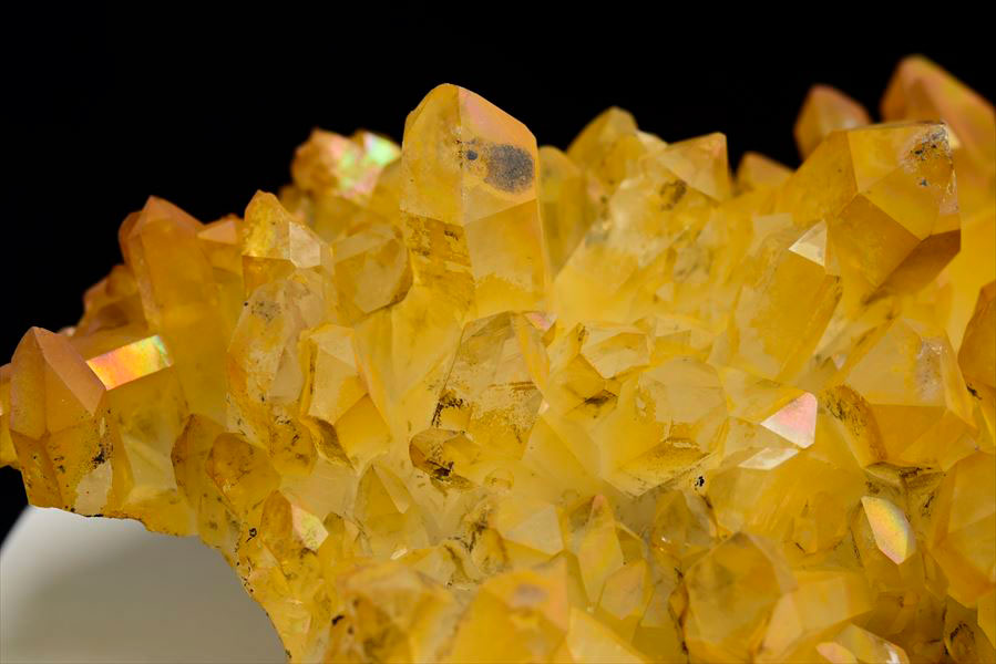 アーカンソー産水晶　ゴールデンヒーラー　水晶クラスター　ゴールデンクォーツ　Arkansas　原石　結晶　クラスター　浄化　置物　天然石　パワーストーン