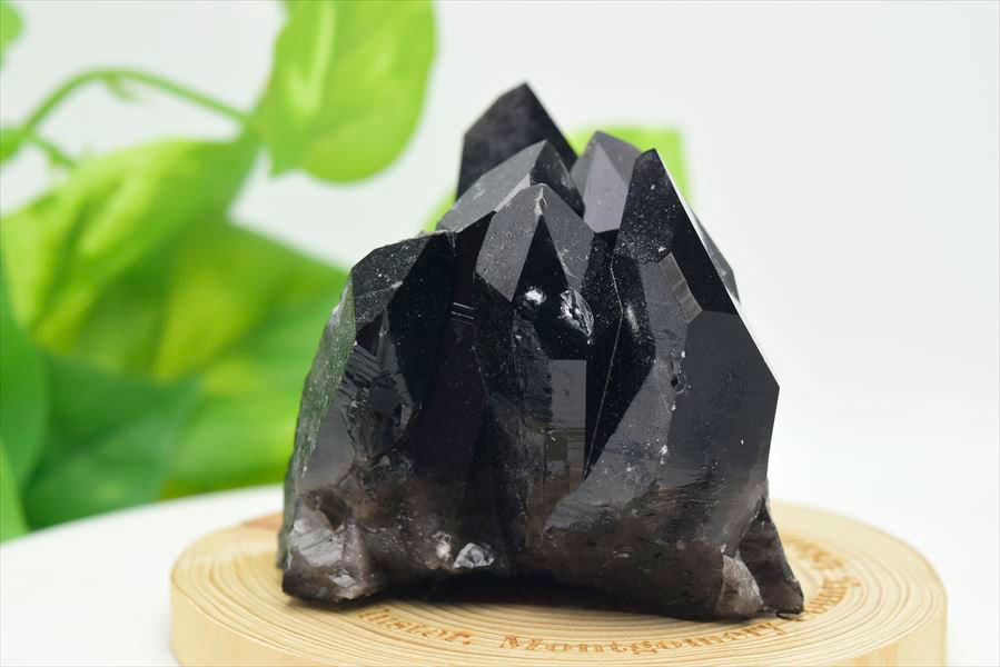 アーカンソー産水晶　アーカンソー産黒水晶　スモーキークォーツ　結晶　原石　浄化　置物　天然石　パワーストーン