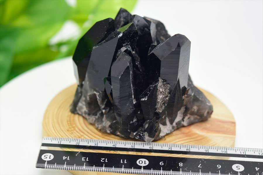 アーカンソー産水晶　アーカンソー産黒水晶　スモーキークォーツ　結晶　原石　浄化　置物　天然石　パワーストーン