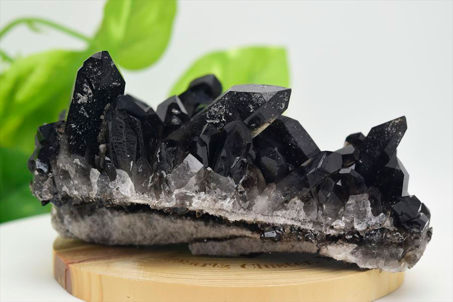 アーカンソー産水晶　アーカンソー産黒水晶　スモーキークォーツ　結晶　原石　浄化　置物　天然石　パワーストーン