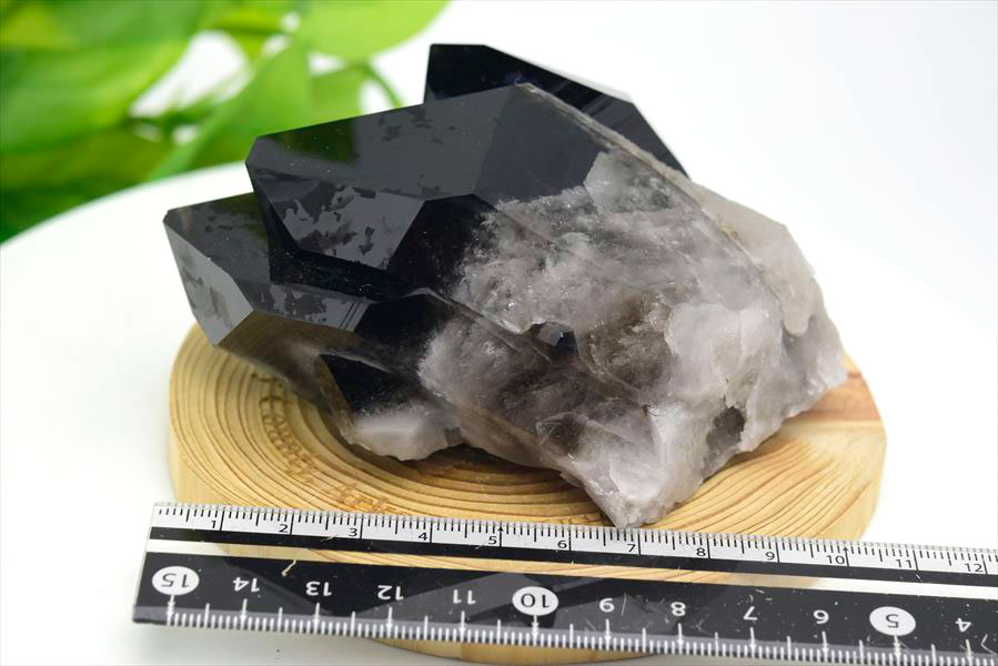 アーカンソー産水晶　アーカンソー産黒水晶　スモーキークォーツ　結晶　原石　浄化　置物　天然石　パワーストーン