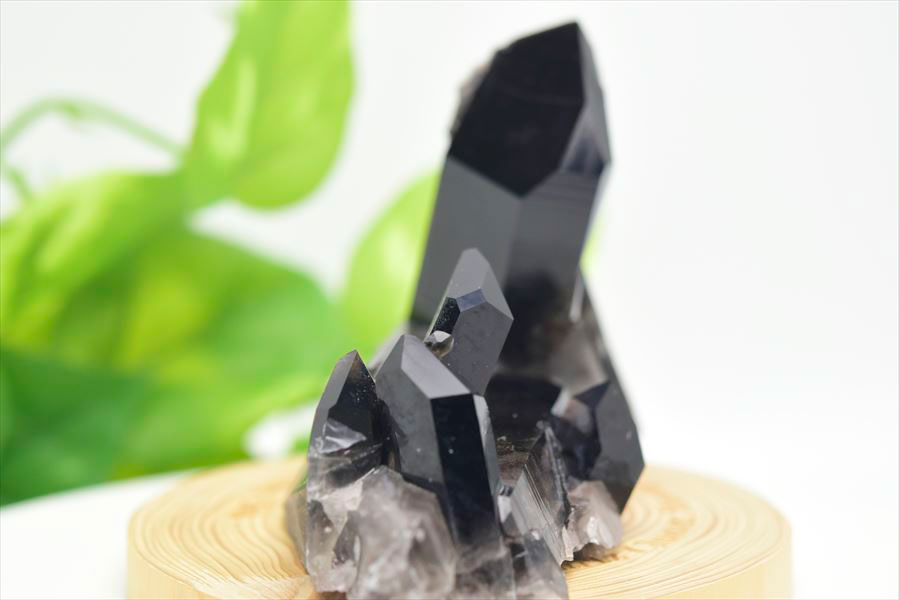 アーカンソー産水晶　アーカンソー産黒水晶　スモーキークォーツ　結晶　原石　浄化　置物　天然石　パワーストーン