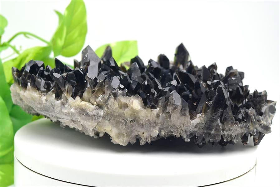 アーカンソー産 黒水晶クラスター Arkansas スモーキークォーツ 原石 結晶 クラスター 浄化 置物 天然石 パワーストーン