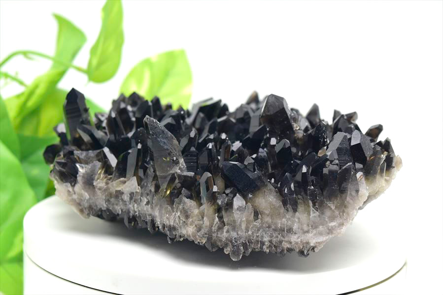 アーカンソー産 黒水晶クラスター Arkansas スモーキークォーツ 原石 結晶 クラスター 浄化 置物 天然石 パワーストーン
