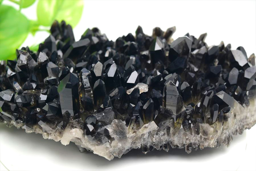 アーカンソー産 黒水晶クラスター Arkansas スモーキークォーツ 原石 結晶 クラスター 浄化 置物 天然石 パワーストーン