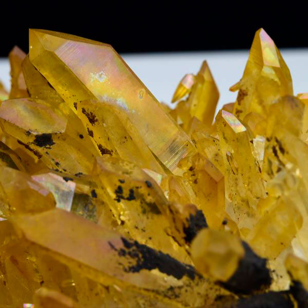 アーカンソー産　水晶　ゴールデンヒーラー　水晶クラスター　ゴールデンクォーツ　Arkansas　原石　結晶　クラスター　浄化　置物　天然石　パワーストーン