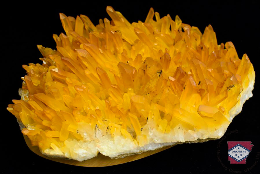 アーカンソー産　ゴールデンヒーラー　水晶クラスター　Arkansas　原石　結晶　クラスター　浄化　置物　天然石　パワーストーン