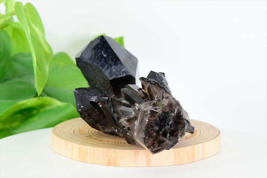 アーカンソー産 黒水晶クラスター Arkansas スモーキークォーツ 原石 結晶 クラスター 浄化 置物 天然石 パワーストーン