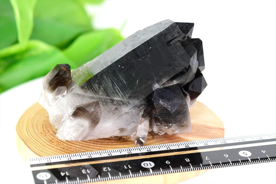 アーカンソー産　黒水晶クラスター　Arkansas　スモーキークォーツ　原石　結晶　クラスター　浄化　置物　天然石　パワーストーン