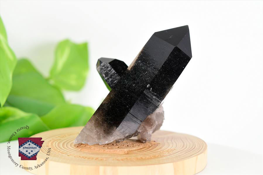 アーカンソー産　黒水晶クラスター　Arkansas　スモーキークォーツ　原石　結晶　クラスター　浄化　置物　天然石　パワーストーン