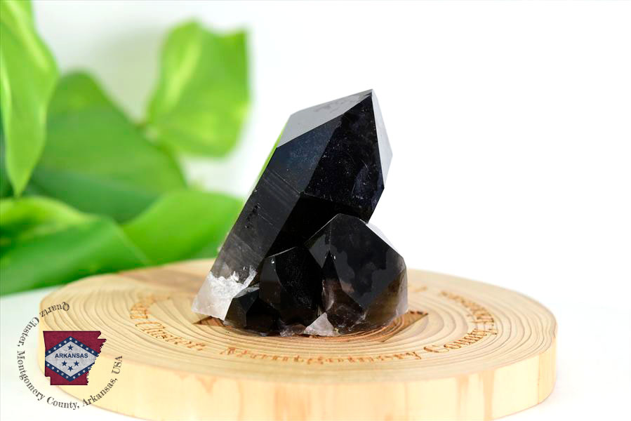 アーカンソー産 黒水晶クラスター Arkansas スモーキークォーツ 原石 結晶 クラスター 浄化 置物 天然石 パワーストーン