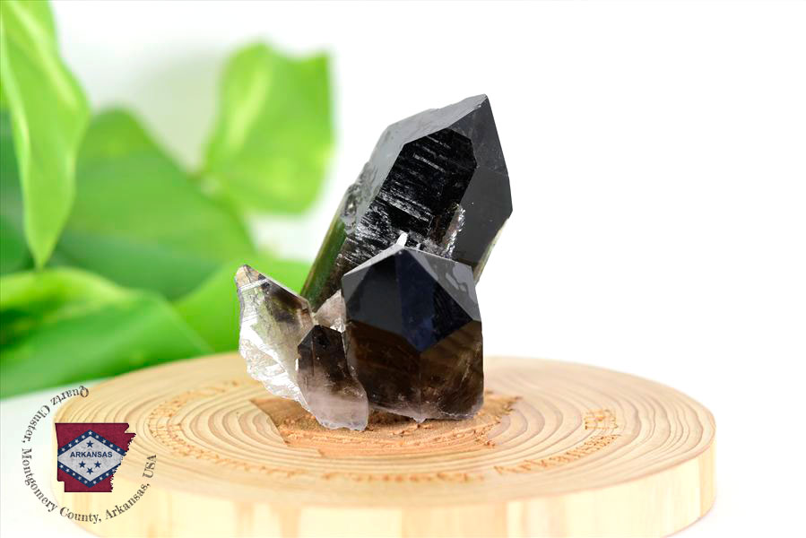 アーカンソー産 黒水晶クラスター Arkansas スモーキークォーツ 原石 結晶 クラスター 浄化 置物 天然石 パワーストーン