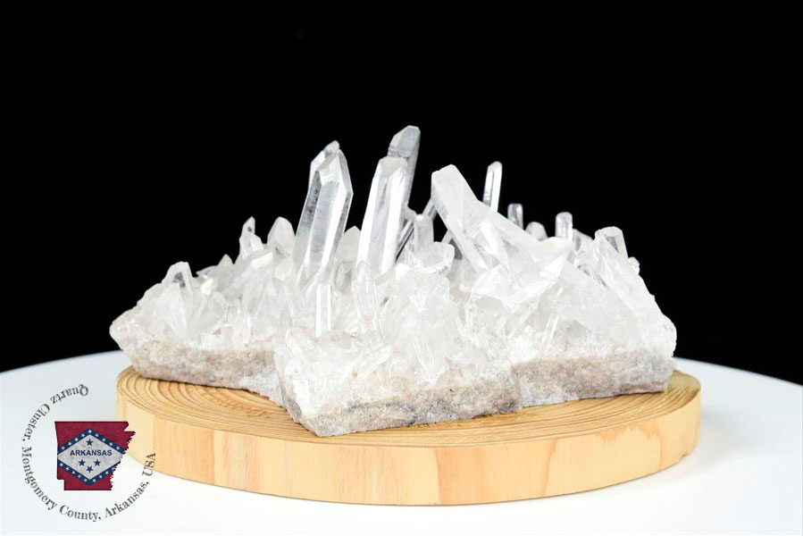 ⭐︎アーカンソー産の水晶の原石⭐︎ No.848 アーカンソー産水晶 クロスポイント 290 水晶クラスター 天然石